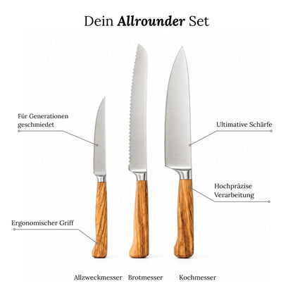 Messer-Set KochKraft™ - KochKraft